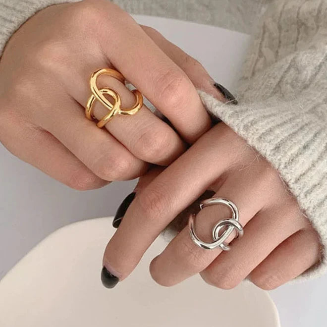 Dual Ring Inter Ring Silver/Gold [Pre-order item]