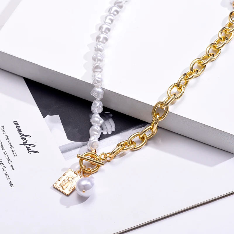 Dual Grace Necklace Silver/Gold [Pre-order item]