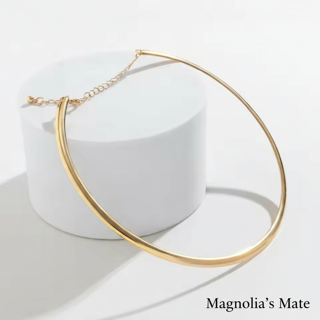 エレガンスデュアルトーンネックレス　ゴールド/シルバー　【予約商品】