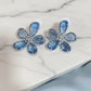 Crystal Blossom Earrings 9 colors [Pre-order item]