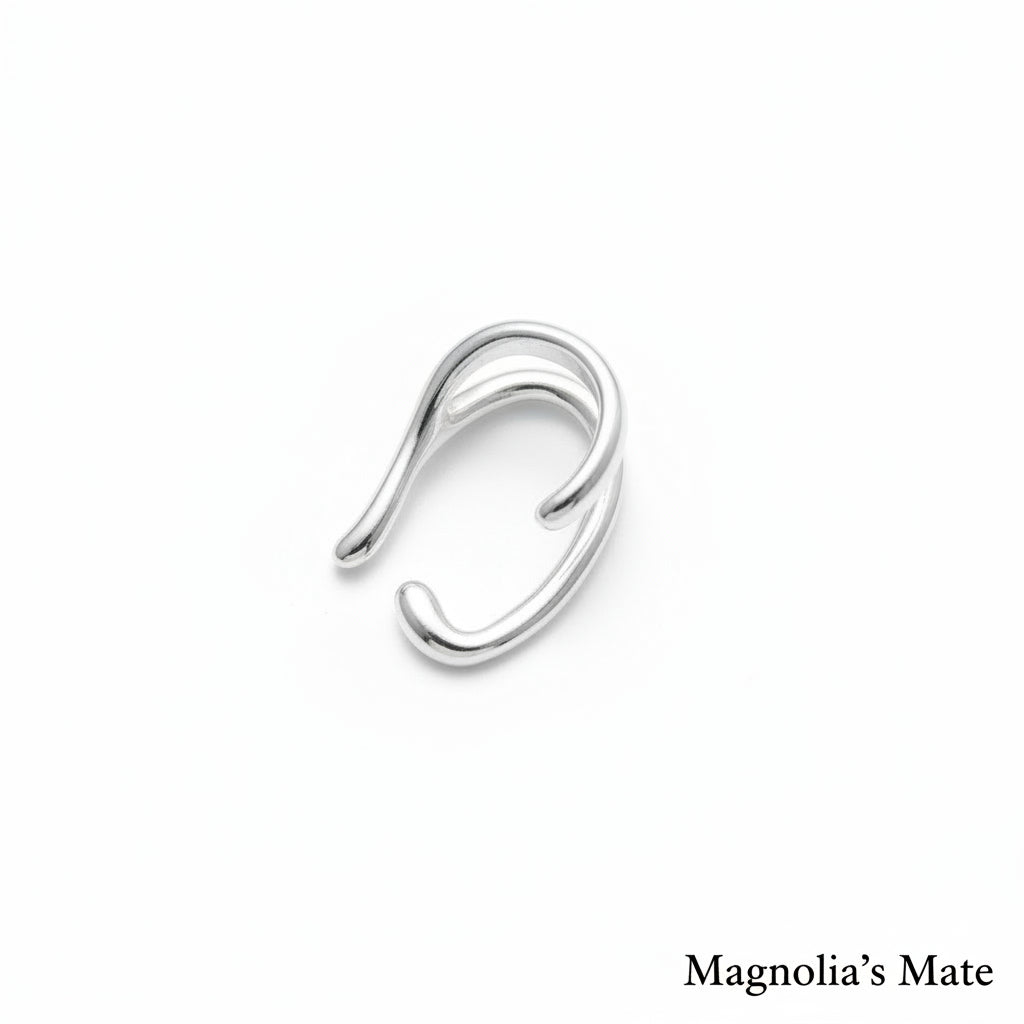 デュアルラインマットイヤーカフ１P　ゴールド/シルバー【予約商品】