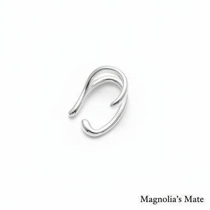 デュアルラインマットイヤーカフ１P　ゴールド/シルバー【予約商品】