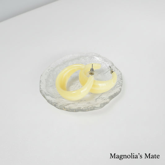 ミルキーレモン フープピアス【在庫限り】