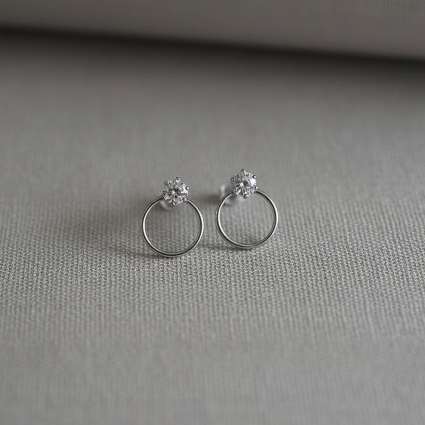 スノーサークル ピアス【予約商品】