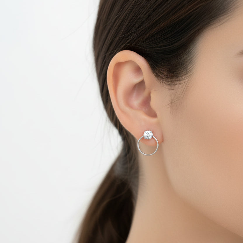 スノーサークル ピアス【予約商品】