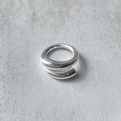 Twisted Spiral Ring 2 Styles Silver [Fast Shipping]