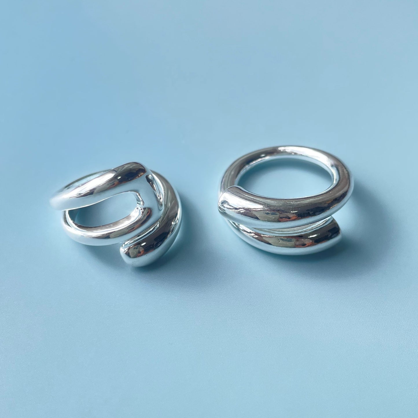 Twisted Spiral Ring 2 Styles Silver [Fast Shipping]
