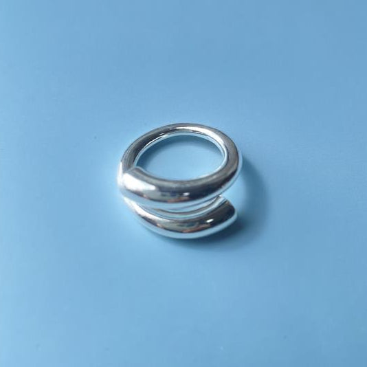 Twisted Spiral Ring 2 Styles Silver [Fast Shipping]