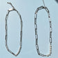 Pearl chain necklace silver [Fast delivery]