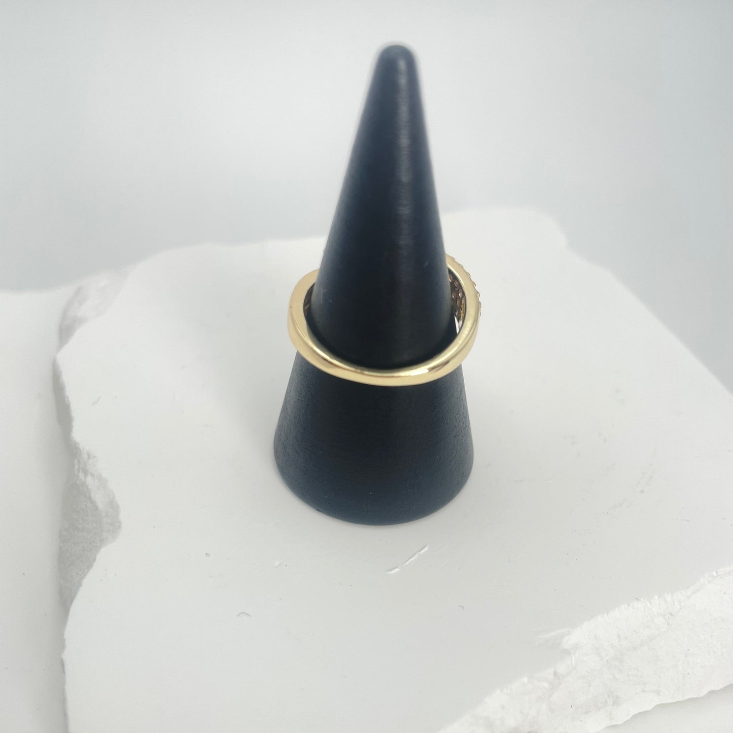 Crystal Arch Ring Gold [Fast Shipping]
