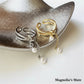 Ribbon Pearl Ring Gold [Fast Shipping]