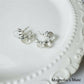 Elegant Bubble Earrings Clear/Pearl [Fast Shipping]