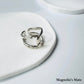 Interlocking Silver Ring [Fast Shipping]