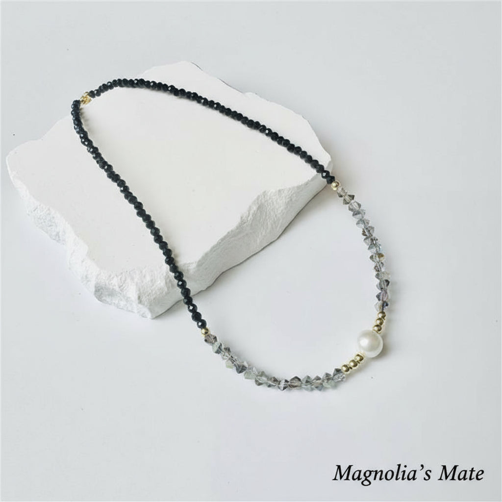 ブラックシャイン　ピアス・ネックレス・ブレスレット【スピード配送】　