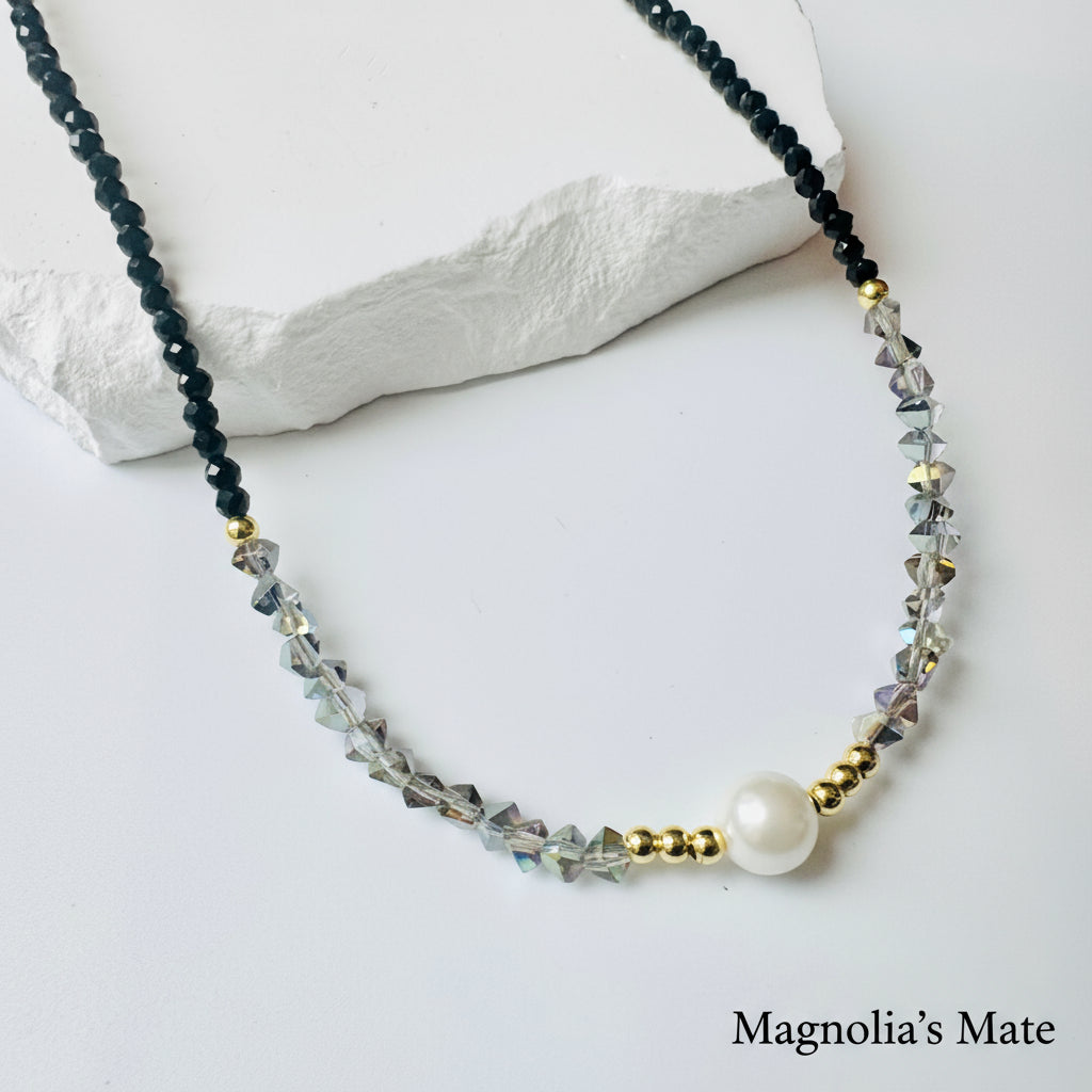 ブラックシャイン　ピアス・ネックレス・ブレスレット【スピード配送】　