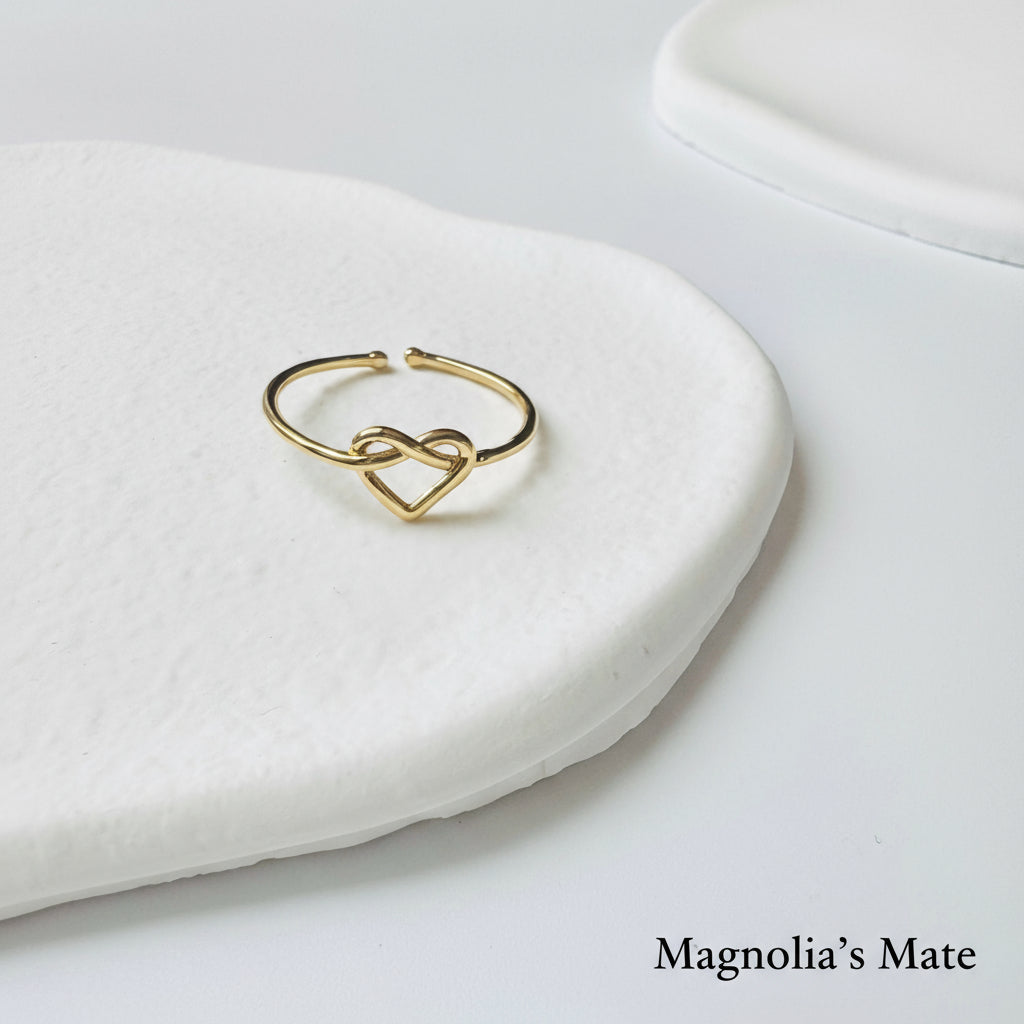 Infinity Heart Ring Gold/Silver [Fast Shipping]