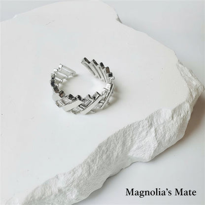 Modern Escalate Ring Gold/Silver [Fast Shipping]