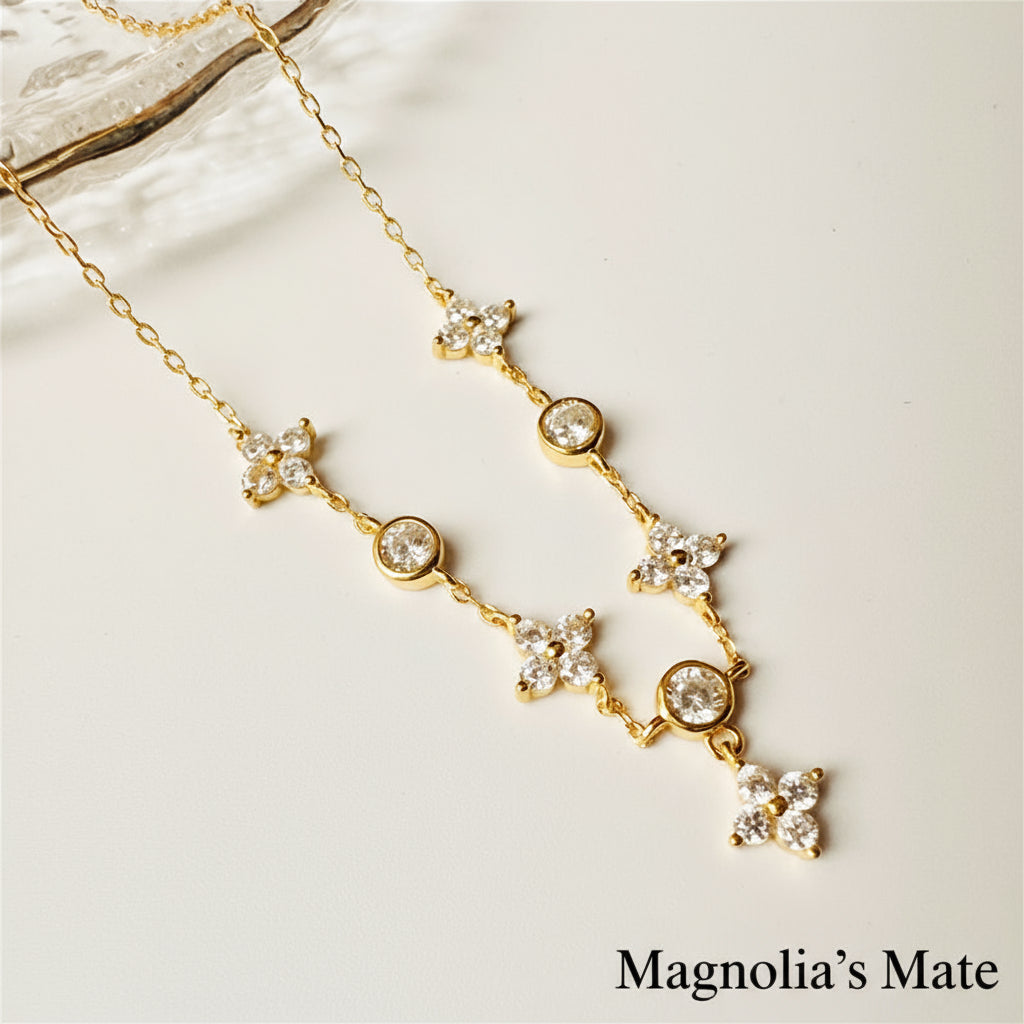 Flower Sterling Bracelet Gold/Silver [Fast Shipping]