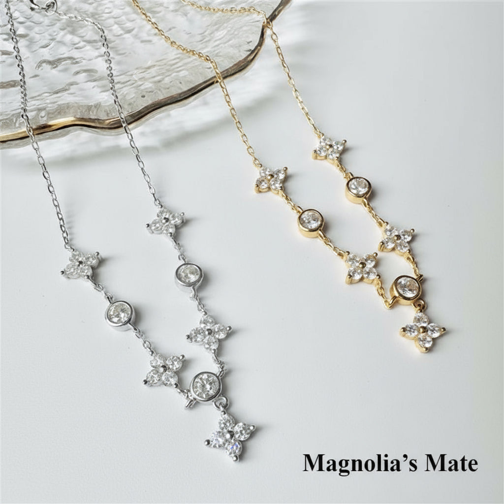 Flower Sterling Bracelet Gold/Silver [Fast Shipping]