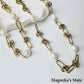 Knotted chain pearl necklace/bracelet gold/silver [Fast delivery]