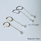 Swing Pearl Ear Cuff 2style Gold [Fast Shipping]