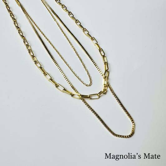 3-Layer Necklace Gold [Fast Shipping]