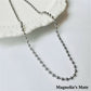 Middle Ball Chain Necklace Gold/Silver [Fast Shipping]
