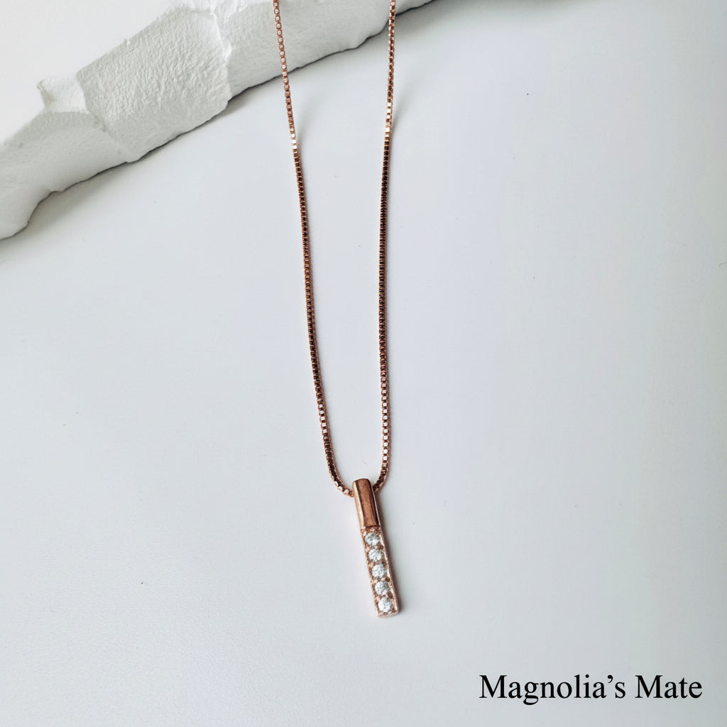 Minimal Bar Necklace Gold/Rose Gold/Silver [Fast Shipping]