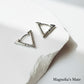 Triangle Hoop Earrings Gold/Silver [Fast Shipping]