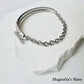 Half Chain Curve Bracelet Silver [Fast Shipping]