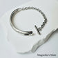 Half Chain Curve Bracelet Silver [Fast Shipping]