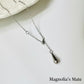 Teardrop Y-shaped necklace Gold/Silver [Fast delivery]