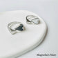 Double Heart Ring Gold/Silver [Fast Shipping]