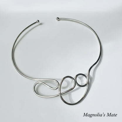 Art Wave Choker Gold/Silver [Fast Shipping]