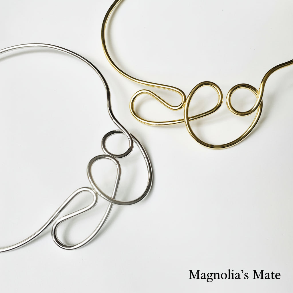 Art Wave Choker Gold/Silver [Fast Shipping]