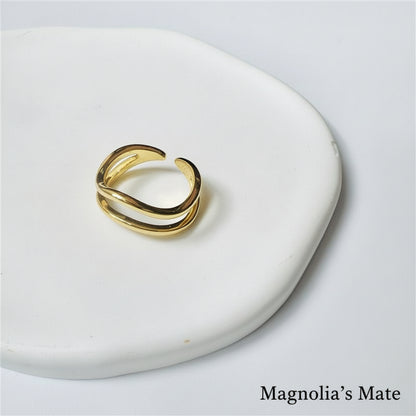 Arch Layer Ring Gold [Fast Shipping]