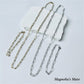 Middle Chain Necklace &amp; Bracelet Set Gold/Silver [Fast Shipping]