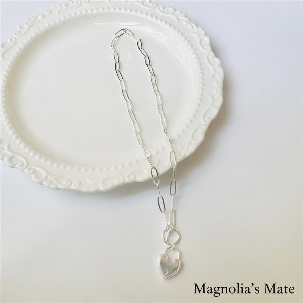 Heart Lock Chain Necklace [Fast Shipping]
