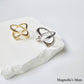 Symmetrical Cross Ring Silver/Gold [Fast Shipping]