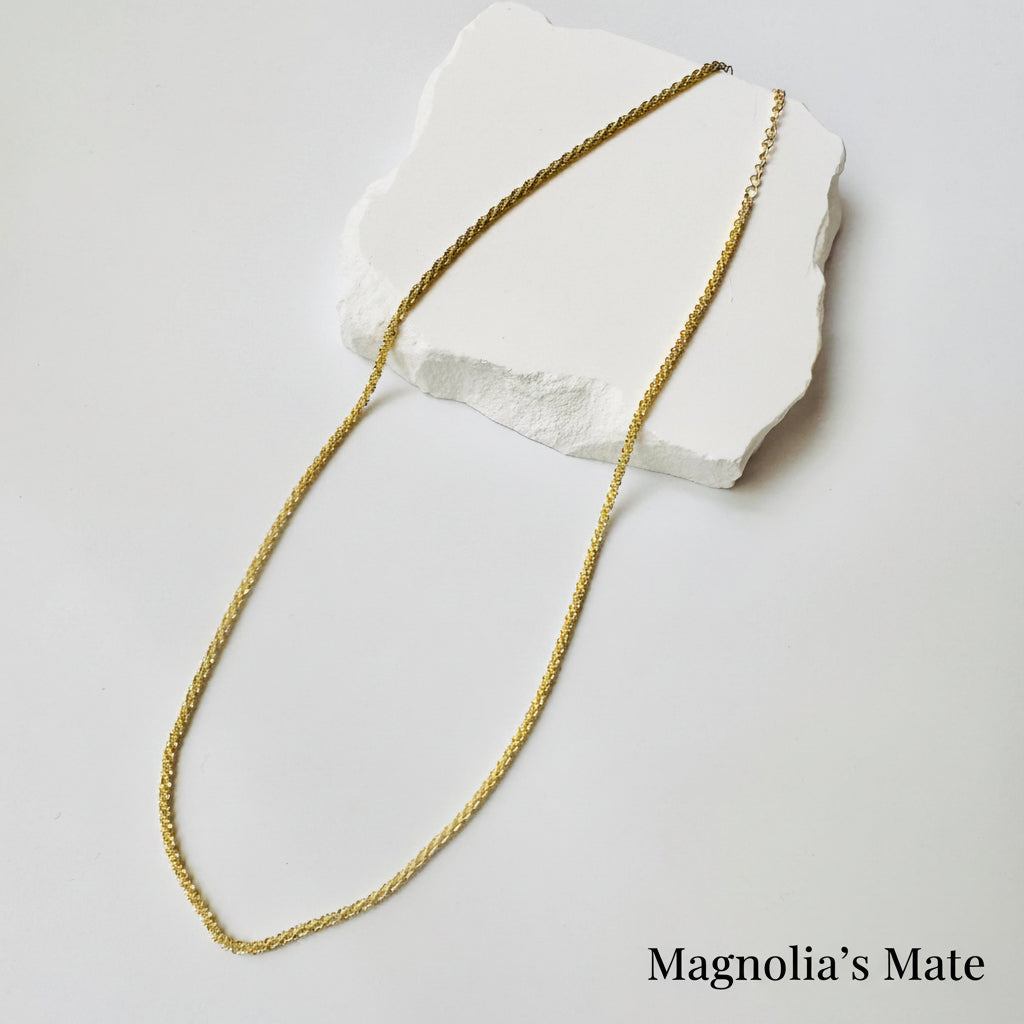 スパークルチェーン　ネックレス　 【スピード配送】