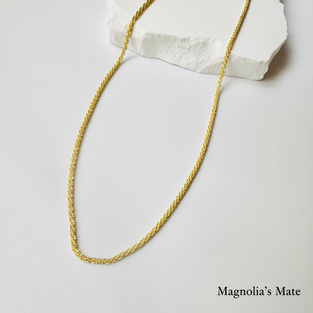 スパークルチェーン　ネックレス　 【スピード配送】