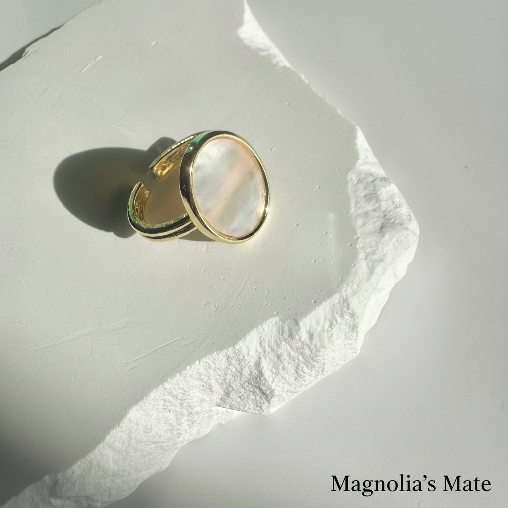 Aurora Oval Ring Gold [Fast Shipping]