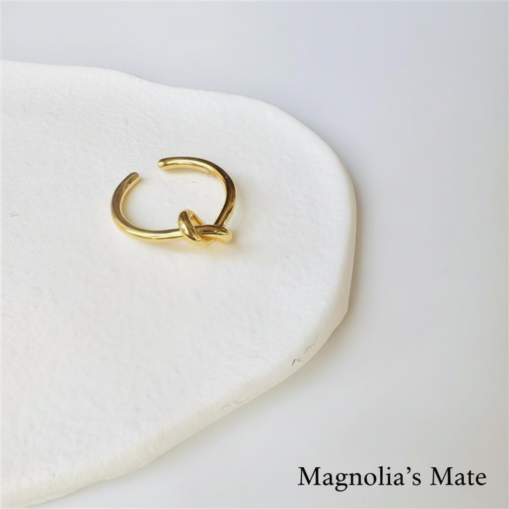 Knot Ring Gold/Silver [Fast Shipping]