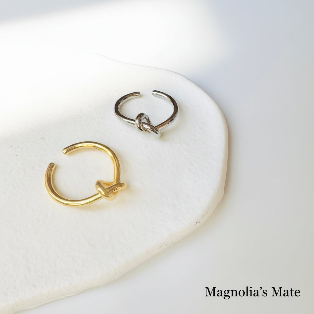 Knot Ring Gold/Silver [Fast Shipping]