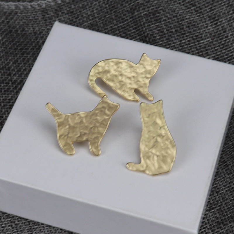 ニュアンスキャット・メタルブローチ【予約商品】