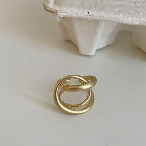 マットワンストロークリング　ゴールド/シルバー【予約商品】