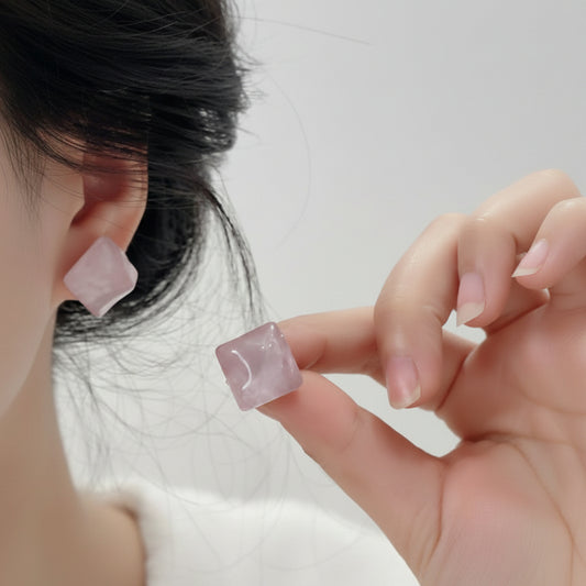 キャンディキューブピアス／イヤリング　5色【スピード配送】