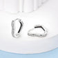 Heart Wave Hoop Earrings Silver [Pre-order Item]