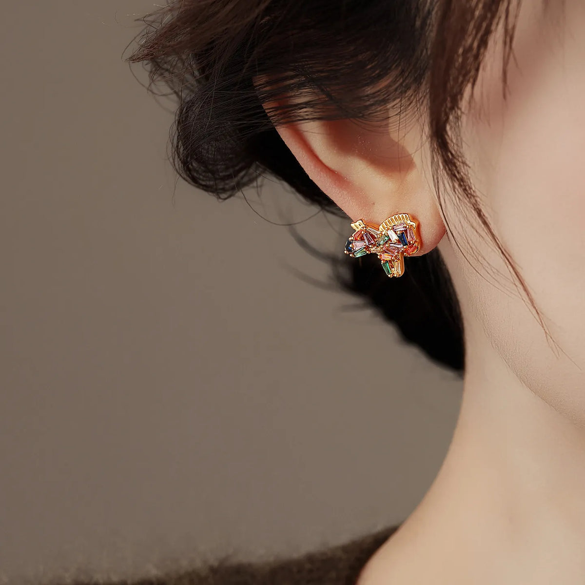 マルチカラー ホースモチーフアクセサリー｜ネックレス・ピアス【予約商品】