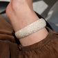 Shining Textured Bangle Silver [Pre-order Item]